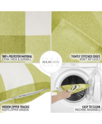 2 Pack Buffalo Plaid Throw Pillow Outdoor & Indoor Covers 16x16 inches