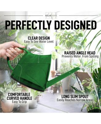 Small Watering Can with Long Slim Spout for Indoor Plants, 47oz
