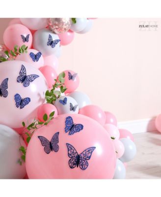 3D Removable DIY Butterfly Wall Decor with 3 Wing Designs (48pcs)