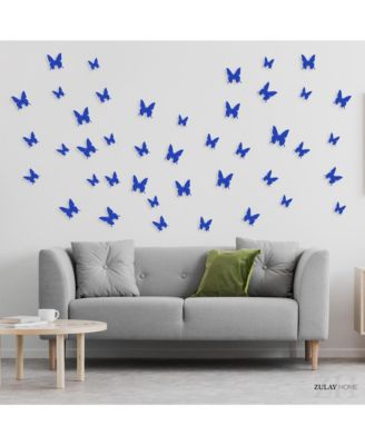 Removable DIY 3D Butterfly Wall Decorations (24pcs with 3 Different Sizes)