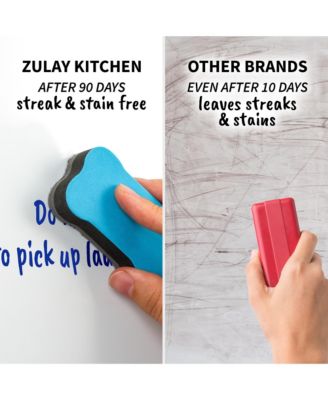 12x8" Magnetic Whiteboard for Fridge - Mini Magnetic Dry Erase Board Sheet with 3 Colored Markers and Eraser