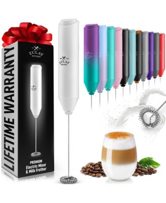 FrothMate Powerful Portable & Compact Milk Frother - No Stand Electric Whisk