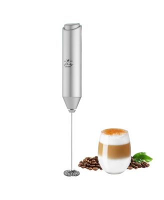 FrothMate Powerful Portable & Compact Milk Frother - No Stand Electric Whisk