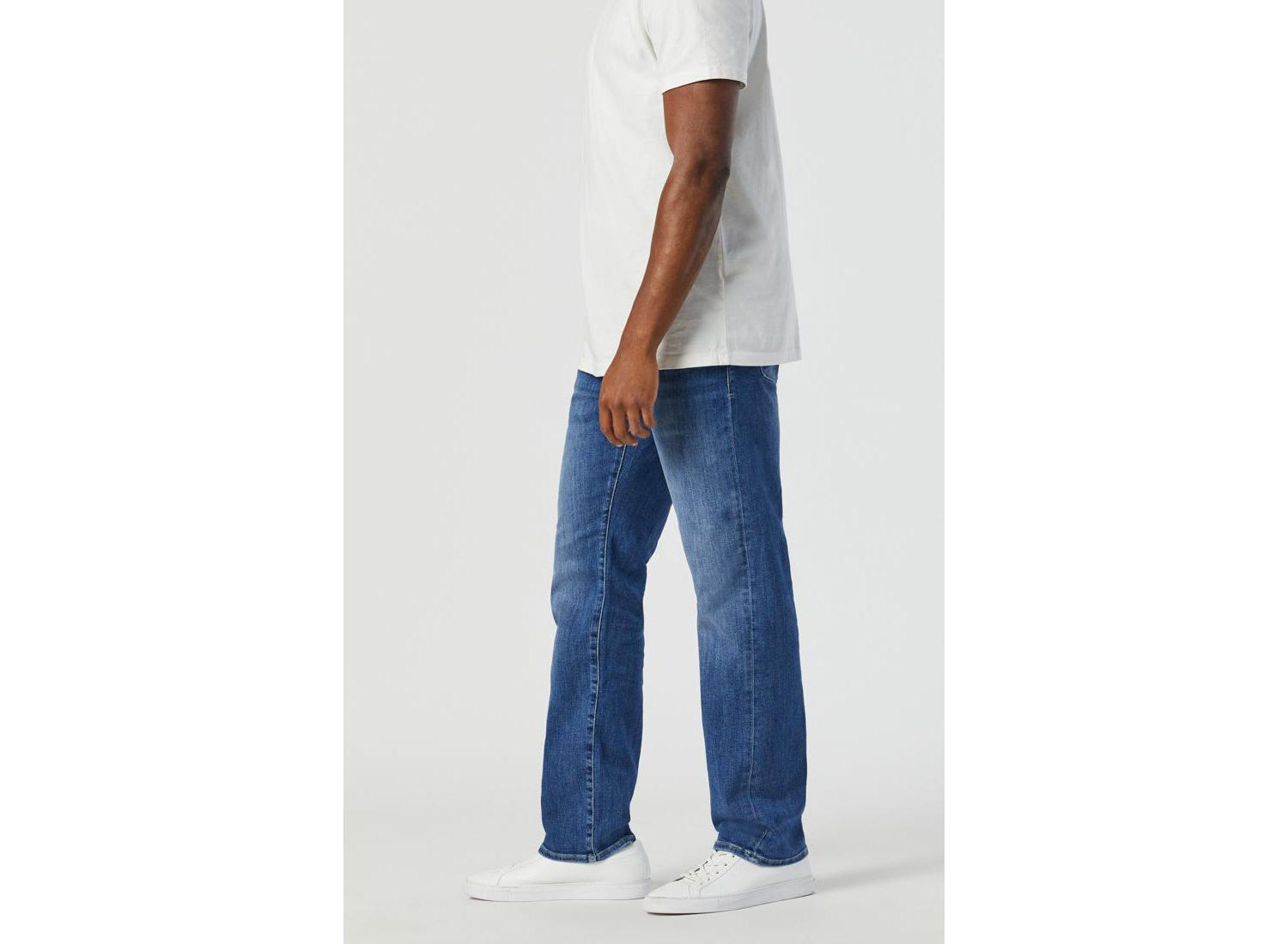 Men's Marcus Slim Straight Leg Jeans in Mid Foggy Feather