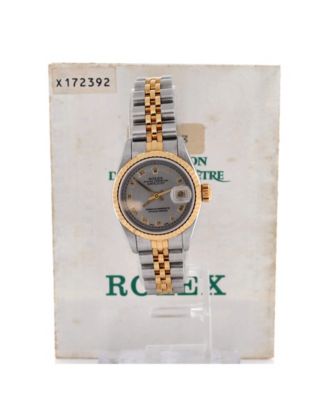 Oyster Perpetual Datejust Automatic Watch in Stainless Steel and Gold 26mm