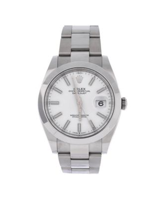 Oyster Perpetual Datejust Automatic Watch in Stainless Steel 41mm