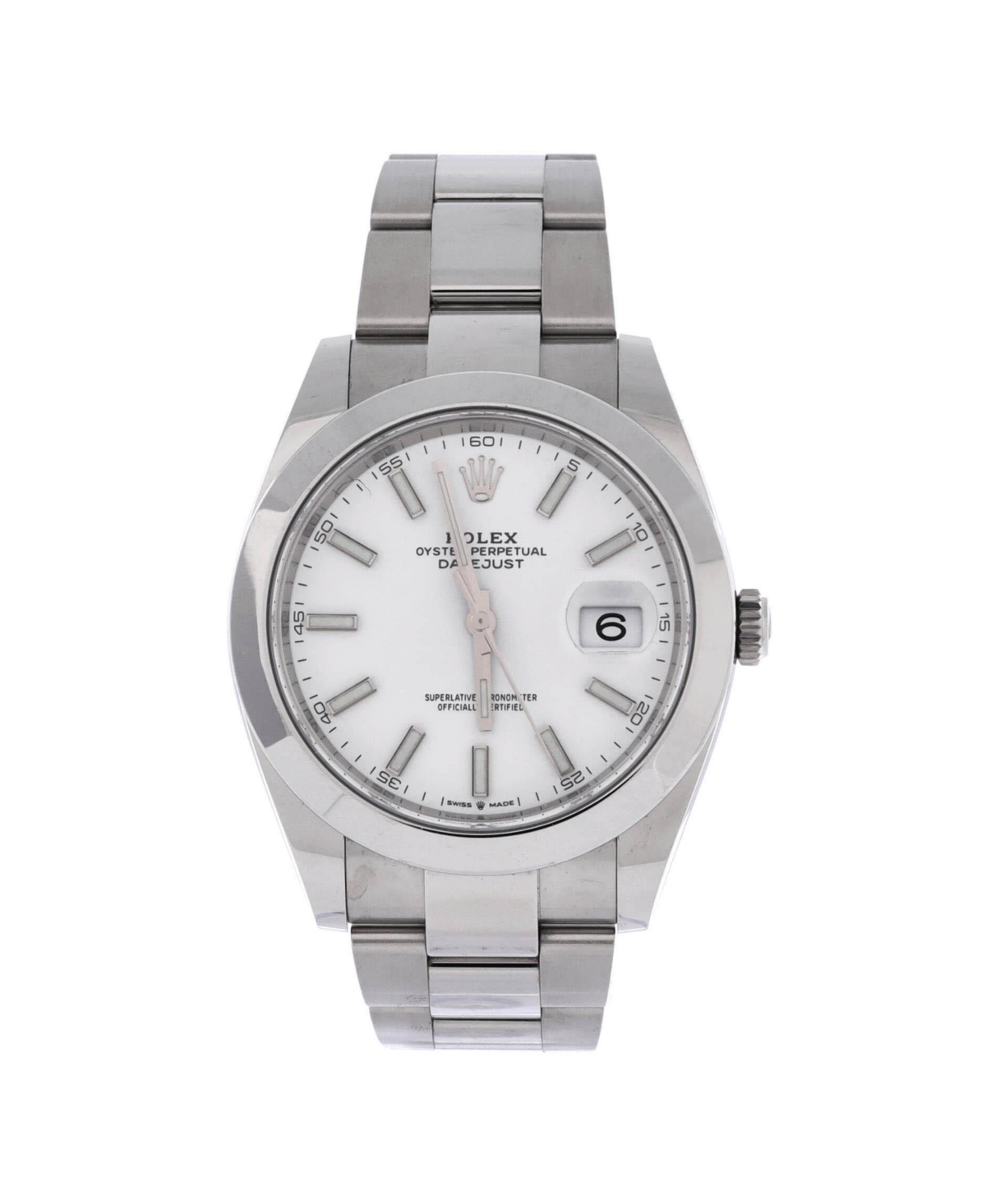 Pre-Owned Rolex Oyster Perpetual Datejust Automatic Watch in Stainless Steel 41mm