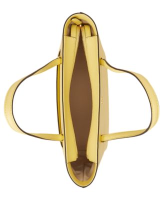 Crosshatch Leather Medium Karly Shopper Tote