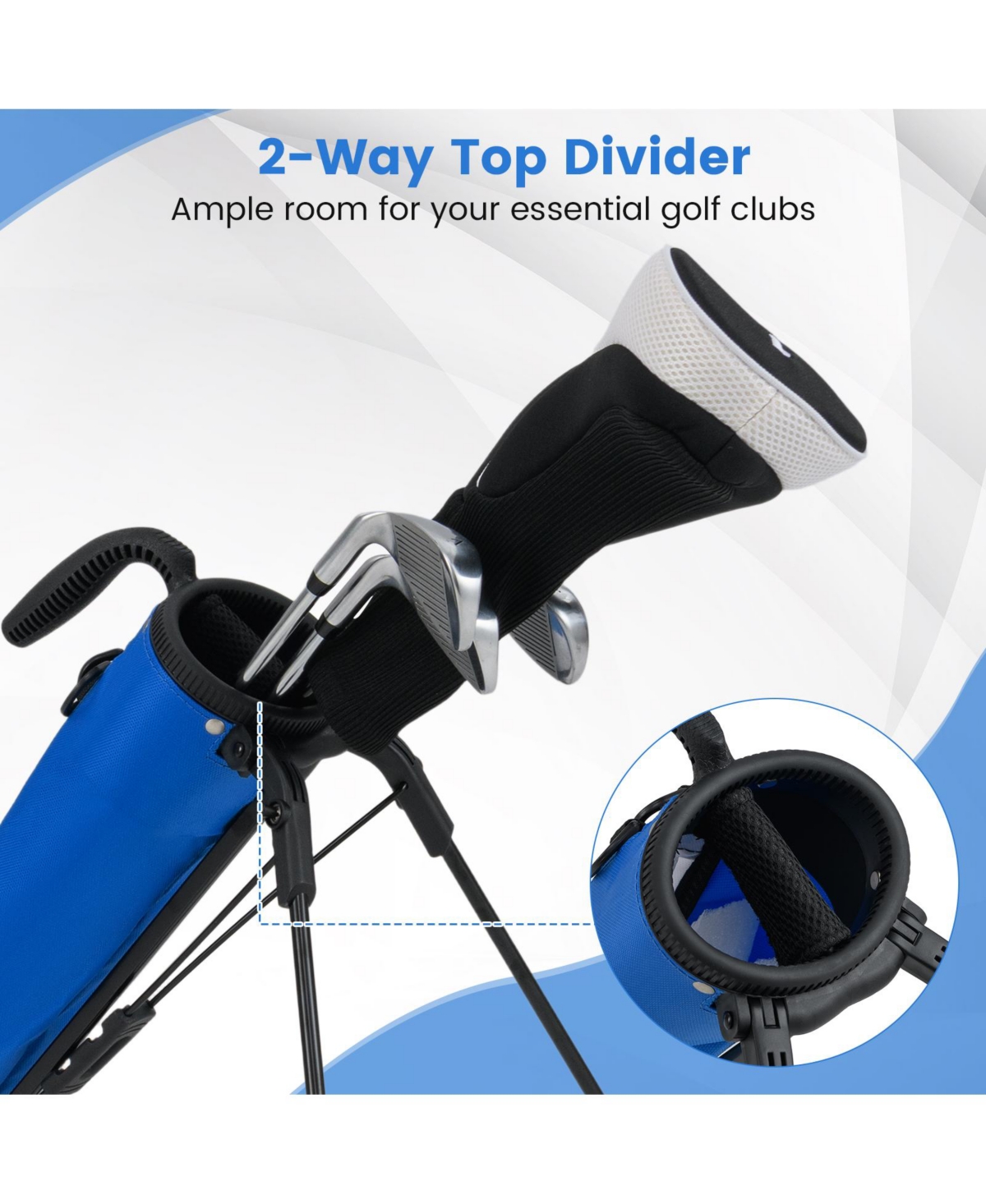 Mecale Lightweight Golf Stand Bag for Driving Range