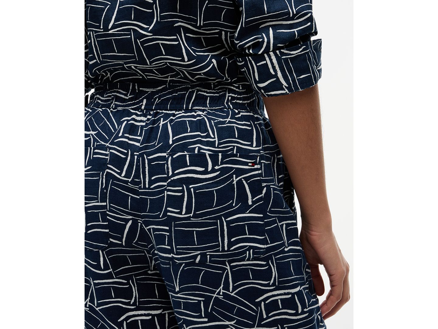Женские брюки Tommy Hilfiger Essential Pull-On, цвет: Тёмный ночной тёмно-синий — фото 3
