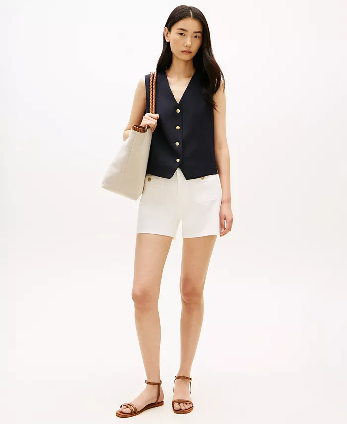 Women's Denim Patch Pocket Shorts - thumbnail 7