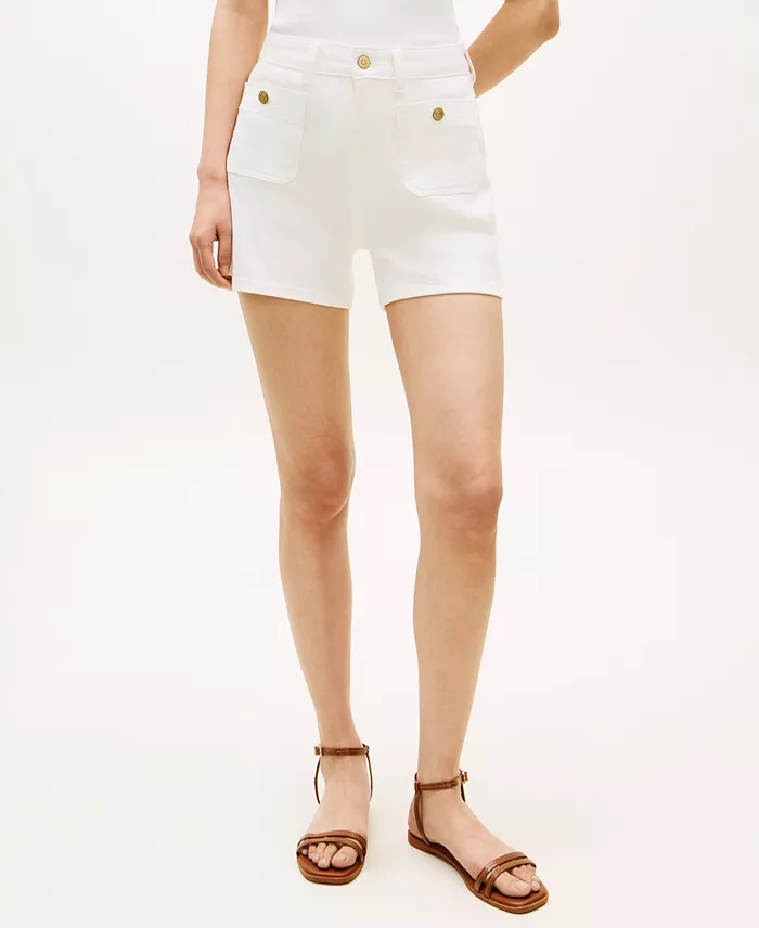 Women's Denim Patch Pocket Shorts - thumbnail 6