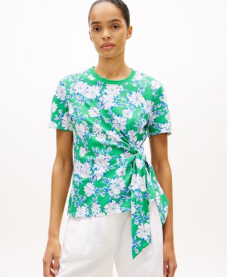 Women's Knot Detail Short-Sleeve T-Shirt