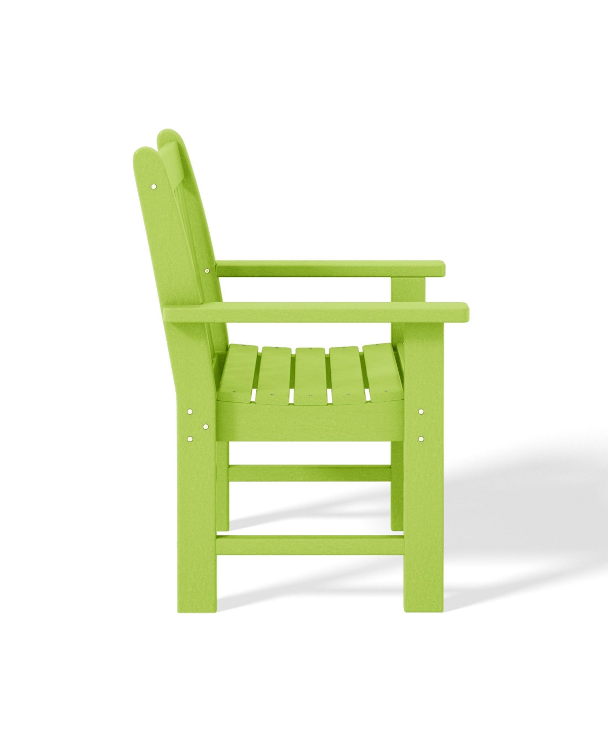 WestinTrends Outdoor Patio Hdpe Adirondack Dining Arm Chairs (Set of
