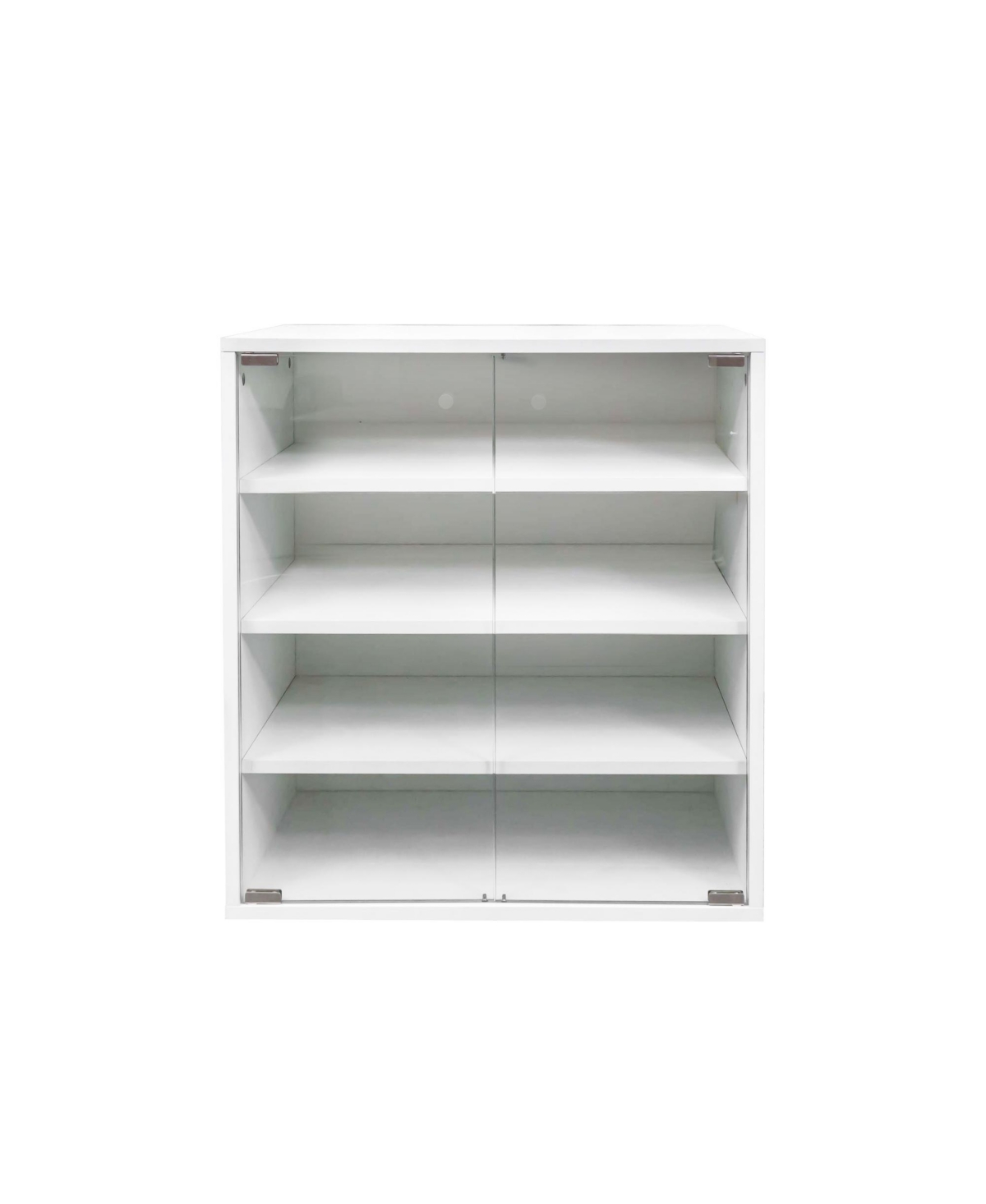 Rainsken -Tier Wooden Shoe Box, Stackable Sneaker Display Box with Rgb Led Light