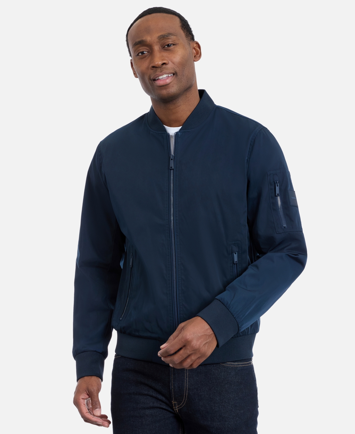 Calvin Klein Men's Memory Flight Bomber Jacket