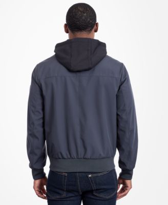 Men's Bomber Knit Hood Jacket