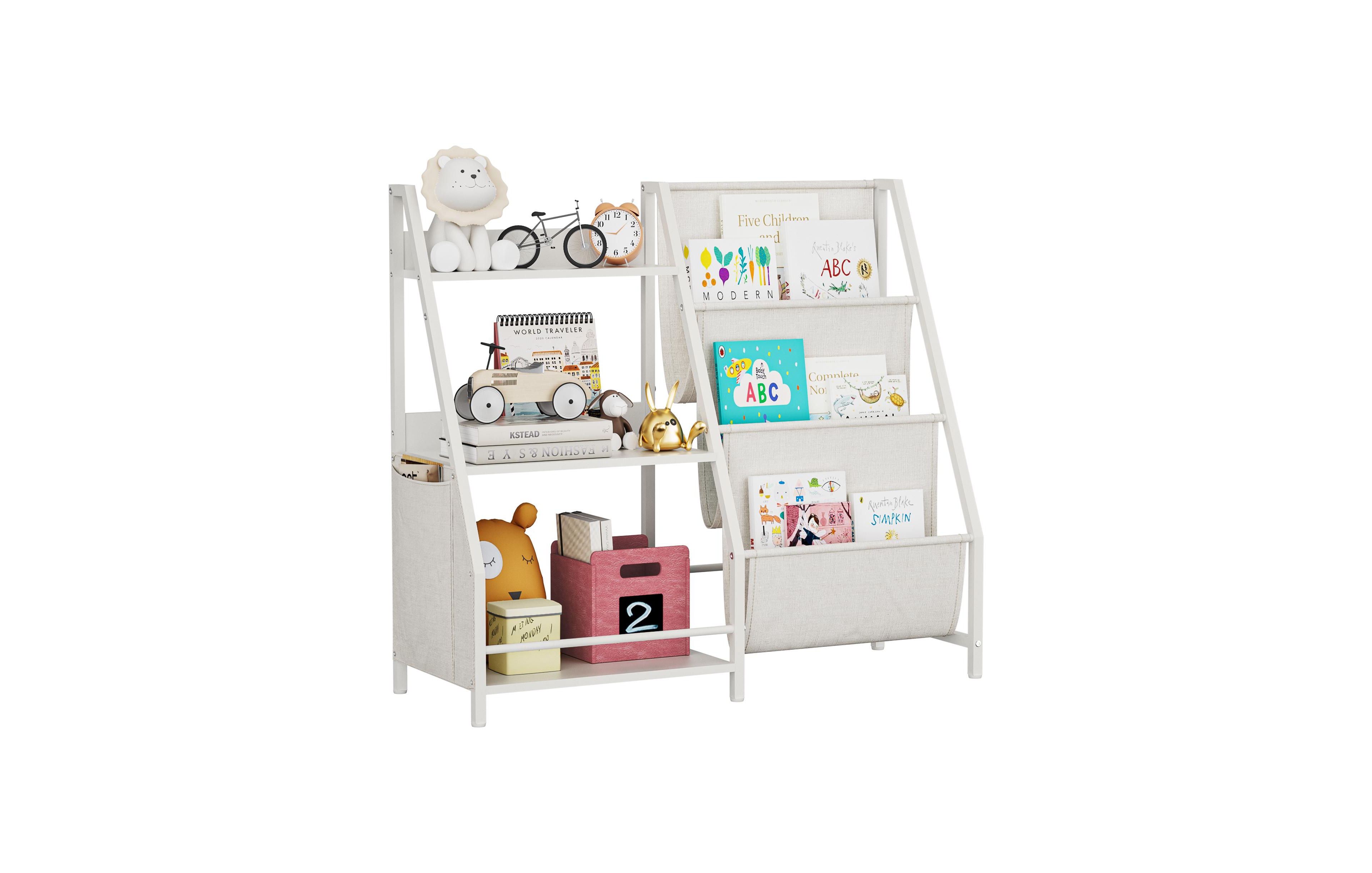 Rainsken Kids Bookshelf and Toy Organizer