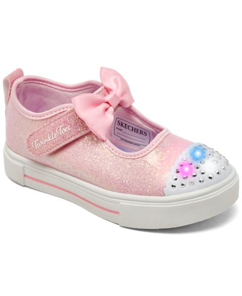 Детские кроссовки Skechers Twinkle Toes Twinkle Sparks Precious Jane для девочек, цвет: Светлый розовый