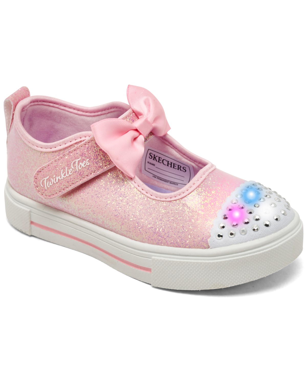 Детские кроссовки Skechers Toddler Girls Twinkle Toes: Twinkle Sparks - Precious Jane Casual Sneakers from Finish Line — фото 1