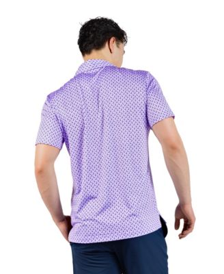 Men's Byrds Printed Performance PoloShirts