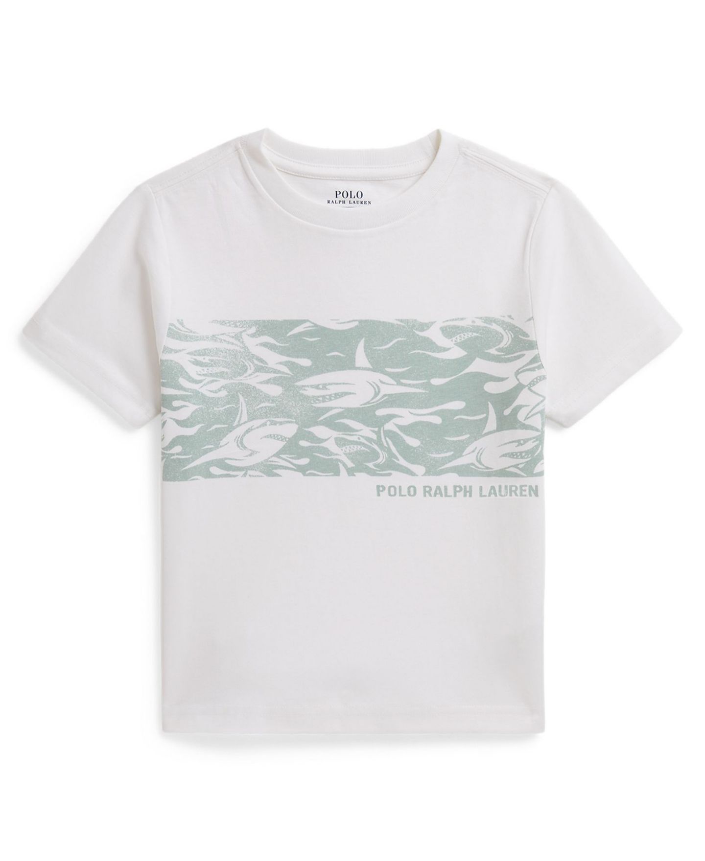 Футболка Polo Ralph Lauren Short-Sleeve Logo Tie-Dye T-Shirt для мальчиков, цвет: Белый — фото 1