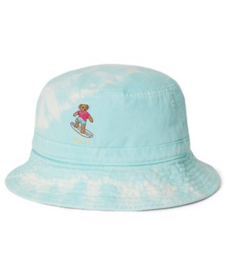 Boys' Tie-Dye Polo Bear Twill Bucket Hat