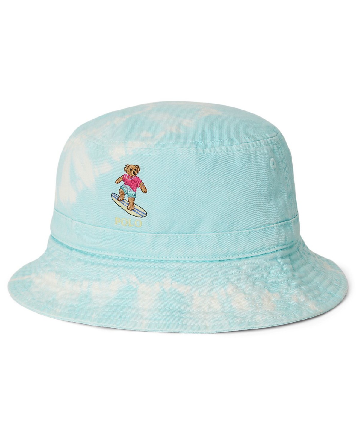 Детские Polo Ralph Lauren Boys' 2-7 Tie-Dye Polo Bear Twill Bucket Hat — фото 1