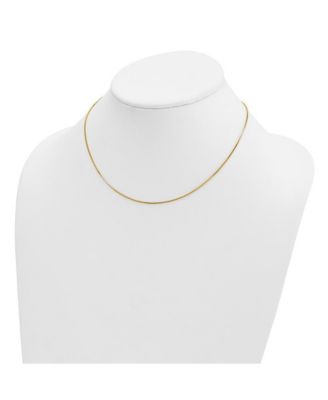 Solid Classic Box Chain Necklace