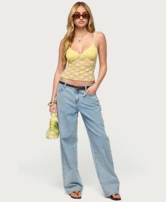 Women's Eira Sheer Lace Tank Top