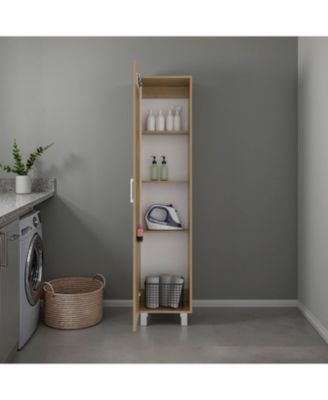 Vegas Storage Cabinet for Laundry Room with Fixed Shelves