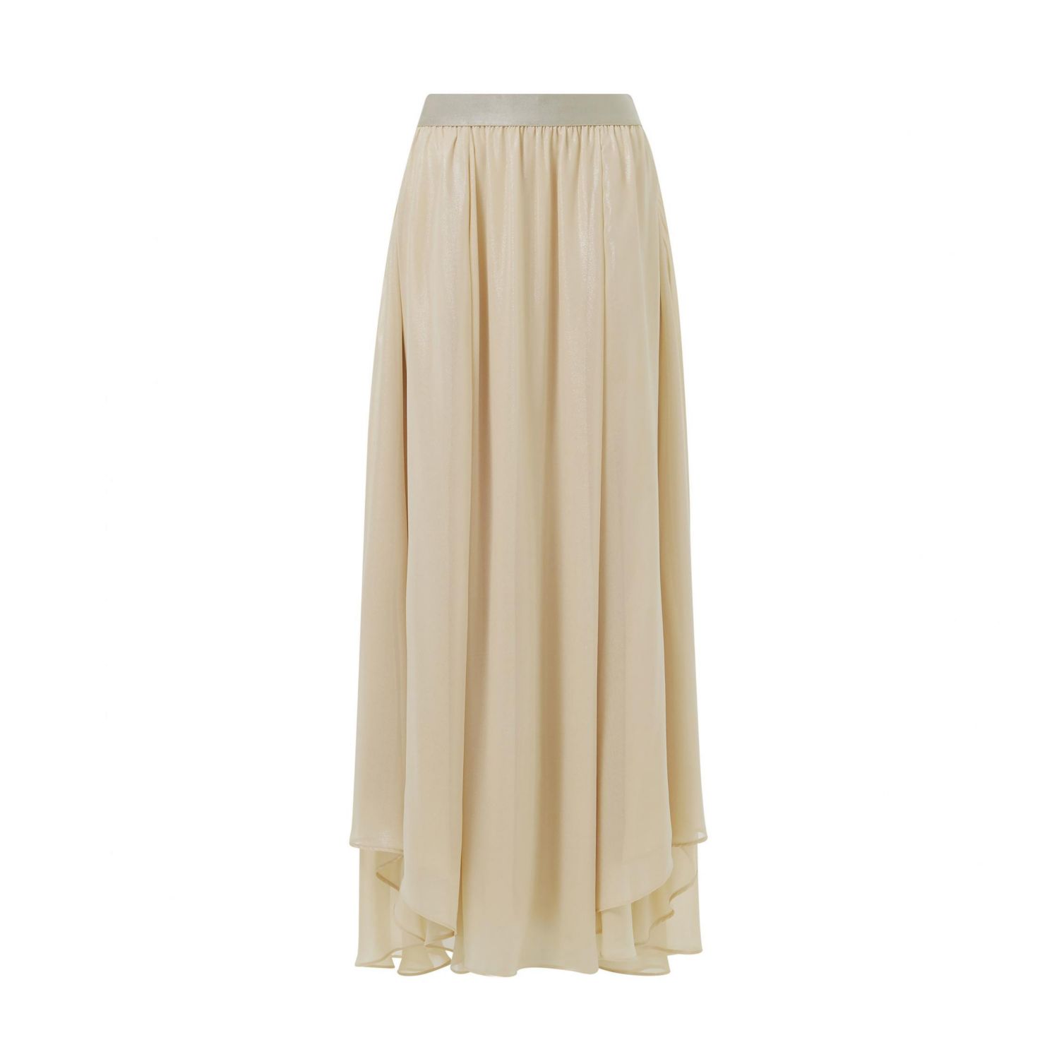 Women's Elasticated Waist Asymmetric Skirt