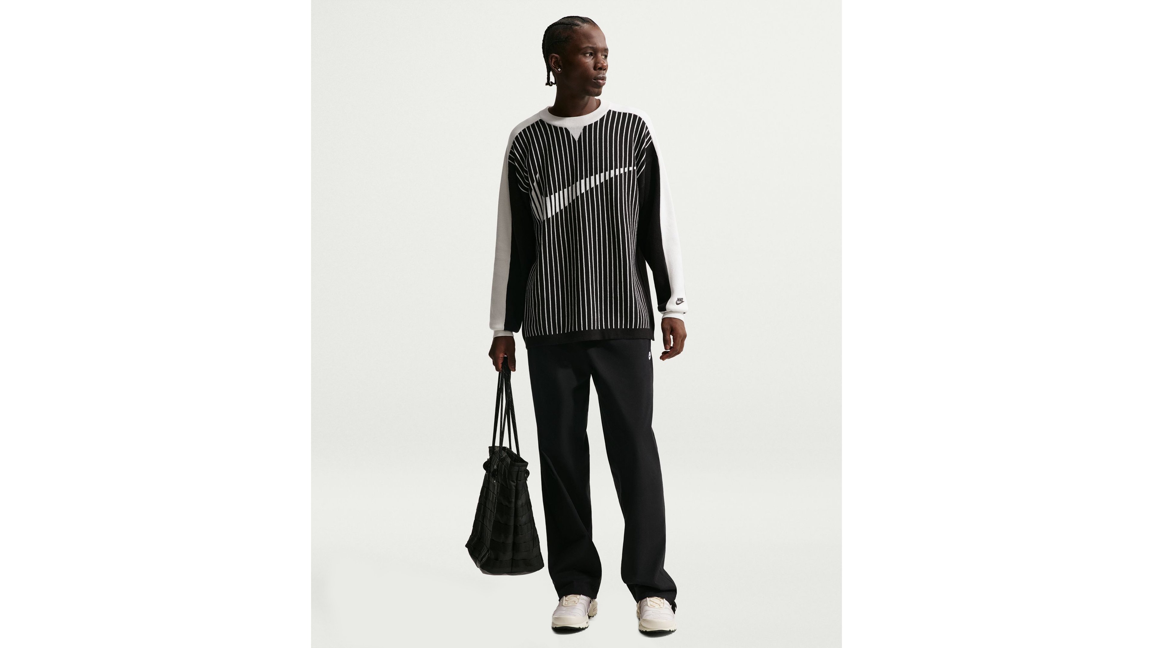 Nike Men's Sportswear Loose-Fit Long-Sleeve Club Jersey Sweater