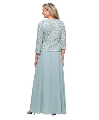 Petite Soutache-Bodice Gown & Jacket