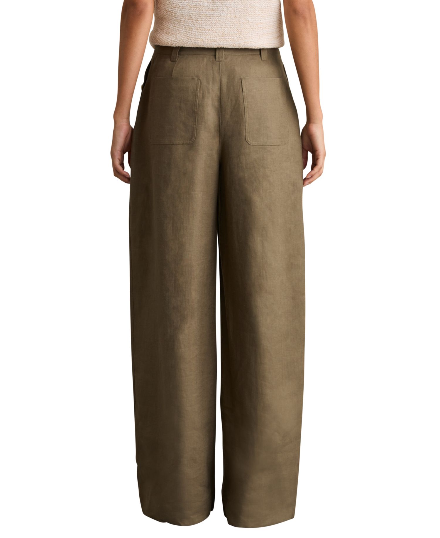 Women's Ashby Linen Wide-Leg Pants