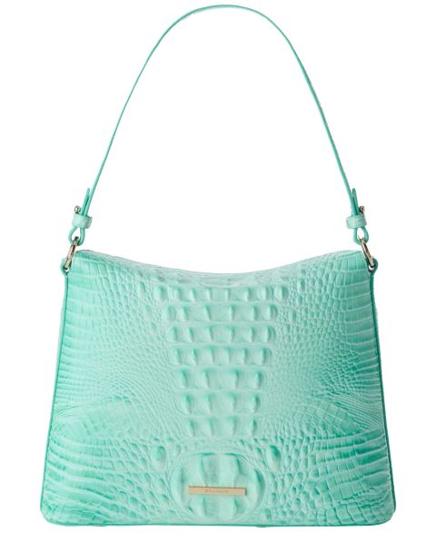 Женская сумка Brahmin Braelynn Melbourne Small Leather Shoulder, цвет: Jadeite