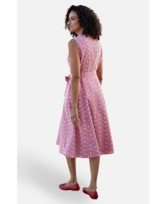 Women's Broderie Embroidered Shirt Dress