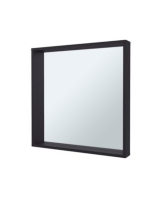 Porta Wall Mounted Bathroom Mirror Cabinet with Storage, wenge