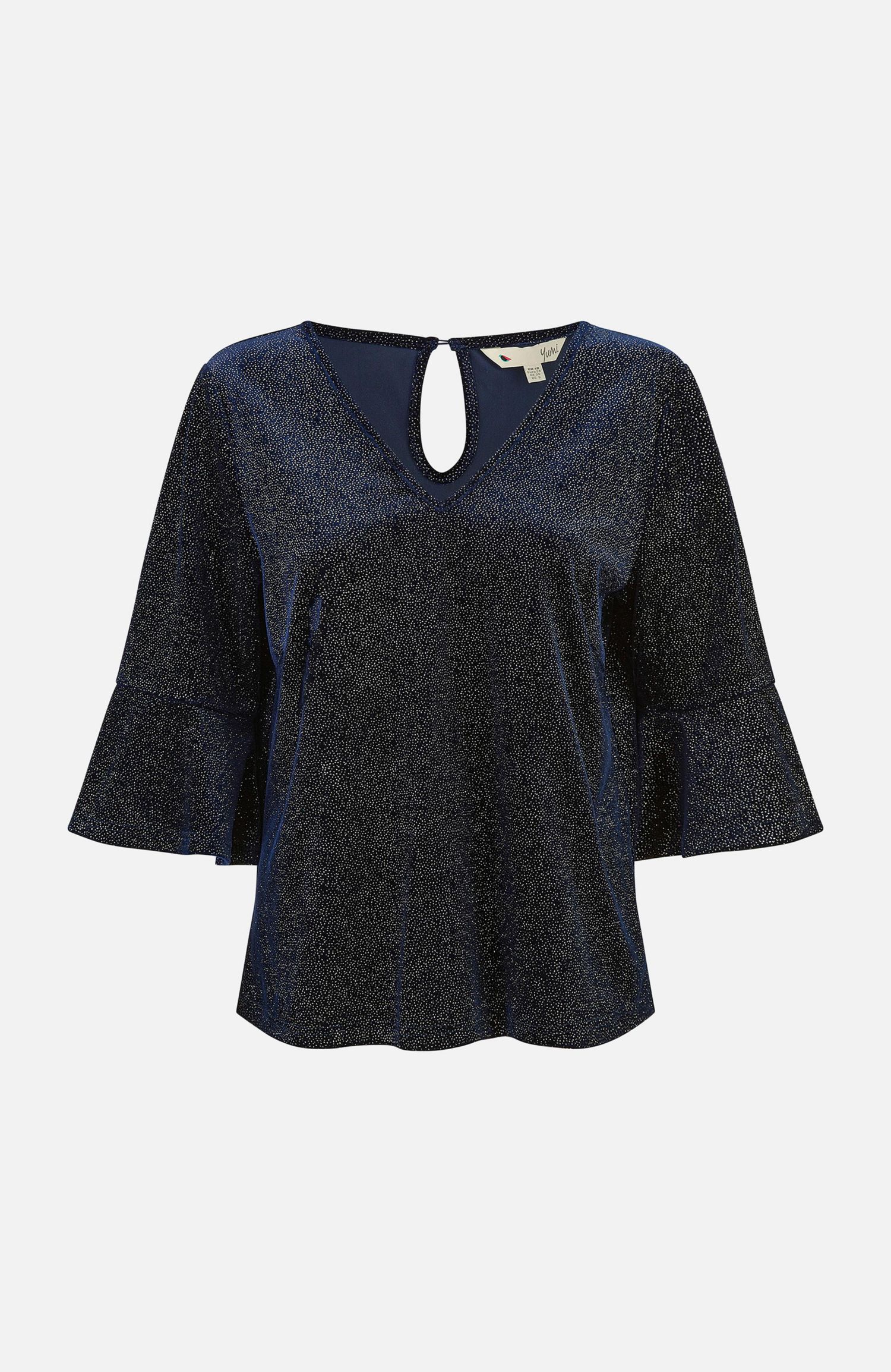 Women's Fluted Sleeve Relaxed Fit Top
