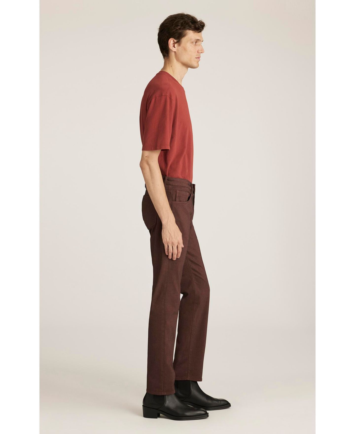 Мужские джинсы Mavi Jeans Rosewood Athletic Marcus Slim Straight Leg, цвет: Медный — фото 2