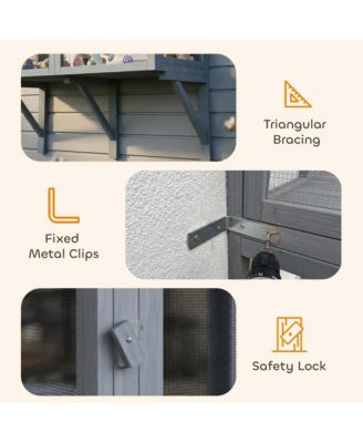 Catio Outdoor Cat Enclosure Windo Box 39.4"L,