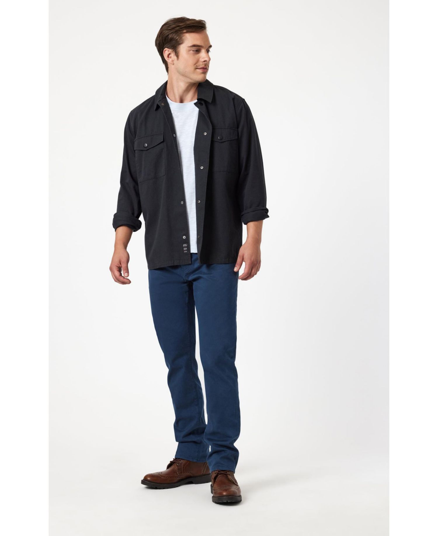 Men's Zach Straight Leg In Sky Casual Twill Pants
