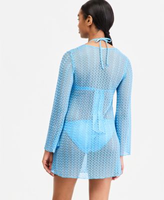 Women's Crocheted Cover-Up Dress