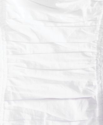 Women's Gathered-Bodice Fit & Flare Dress