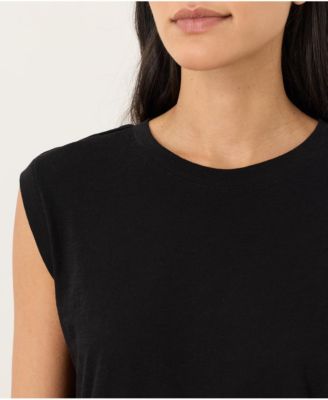 Women's Cotton Featherweight Slub Relaxed Muscle Tee