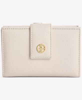 Softy Leather Framed Colorblock Wallet
