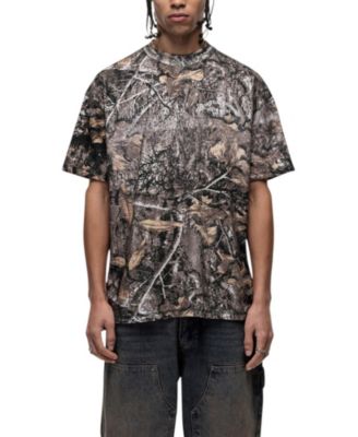 Men's Woodland Camo Print T-Shirt