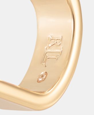 Gold-Tone Hoop Earrings