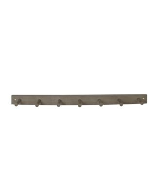 Diversified Wall Mounted 7-Peg Wood Hook Rack