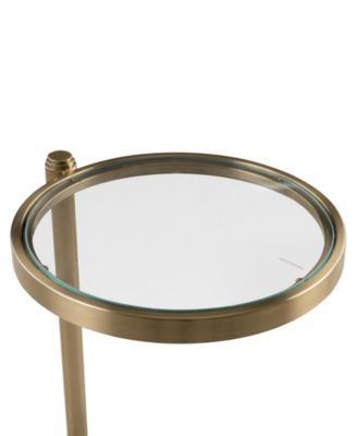 Isla 24" Glass Chairside Table